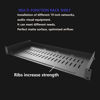 Picture of JINGCHENGMEI 1U Disassembled Vented Rack Shelf Universal Rack Tray No Lip for 19 Inches Network Cabinet or Server Rack (8 Inches Deep)