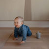 Picture of mushie Trainer Sippy Cup | Made in Denmark | Leak Resistant Twist-Off Lid & Handles | 6 Months + (Smoke)