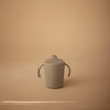 Picture of mushie Trainer Sippy Cup | Made in Denmark | Leak Resistant Twist-Off Lid & Handles | 6 Months + (Sage)