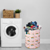 Picture of NTAOHAMPER Pink Rainbow Laundry Hamper,Baby Nursery Hamper,Kids Toy Storage Basket for Girls Bedroom,Gift Basket,Room Decor(Rainbow)