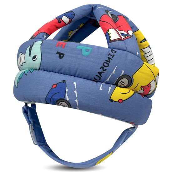 Picture of REFLYAWAY Baby Head Protector Baby Helmet for Crawling Walking, No Bumps Safety Head Adjustable Protective Cap for Walking, Playing (Style 6)