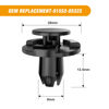 Picture of GOOACC 100Pcs Engine Cowl Bumper Fender Clips Replace Nissan 01553-05323 Mazda L33X13209 Infiniti FX35 FX45 G25 G35 G37 Nissan 2003 -on, with 1PC Fastener Remover