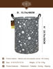 Picture of HUNRUNG Laundry Hamper,Large Canvas Fabric Lightweight Storage Basket Toy Organizer Dirty Clothes Collapsible Waterproof for College Dorms, Children Bedroom,Bathroom（Round star）