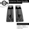 Picture of Metal Exterior Door Handles, Compatible with 1999-2007 Chevy Silverado, GMC Sierra 1500 2500 3500, Extended Cab Rear Outside Left Driver & Right Passgenger Side | Replace# 15758171, 15758172