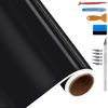Picture of LZLRUN Free Tool Kit High Gloss Vinyl Wrap Kit for Black Out Chrome Delete Window Trim Door Trim (1Feet x 10Feet)