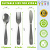 Picture of 12 Piece Stainless Steel Kids Silverware Set - Child and Toddler Safe Flatware - Kids Utensil Set - Metal Kids Cutlery Set Includes 4 Small Kids Spoons, 4 Forks & 4 Knives