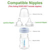 Picture of Maymom Wide-Mouth Milk Storage Collection Bottle with Dome Cap, Bottle Top, SureSeal Sealing Disk; Can Replace Spectra S1 S2 Bottles, 5 pc (4.7Oz/140mL)