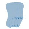 Picture of Arnzion Baby Burp Cloths Baby Burp Set Curved Absorbent and Soft Valuable 4 Pack Double Layers (Blue)