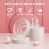 Picture of 14PCS Breast Pump Parts, 10Pack Silicone Duckbill Valve & 4Pack Silicone Diaphragm Compatible with Momcozy M5 Wearable Breastpump, M5 Breast Pumps Replacement Accessories Breastfeeding Essentials Kit