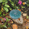Picture of BABORUI Rain Drum for Outside Garden - Upgraded Non Waterlogging Rain Drum for Outside when It Rains, 3 Inches 6 Notes Steel Tongue Drum Rain Chime, Mini Outdoor Rain Drum Instrument(Malachite)