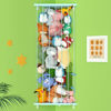 Picture of Corner Stuffed Animal Storage Toy Organizer - Kids Room Stuffed Animal Holder Length Adjustable Plushie Toys Shelf - Large Corner Plush Toys Storage for Nursery Playroom Bedroom (Macaroon Blue)
