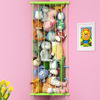 Picture of Corner Stuffed Animal Storage Toy Organizer - Kids Room Stuffed Animal Holder Length Adjustable Plushie Toys Shelf - Large Corner Plush Toys Wall Hanging Storage for Nursery Playroom Bedroom(Green)