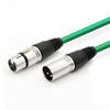 Picture of DREMAKE Audio 50 Foot XLR Cable Snake Cord-3Pin XLR Male to XLR Female Balanced Speaker Cable for Microphone, Stage, Studio Cable - Green