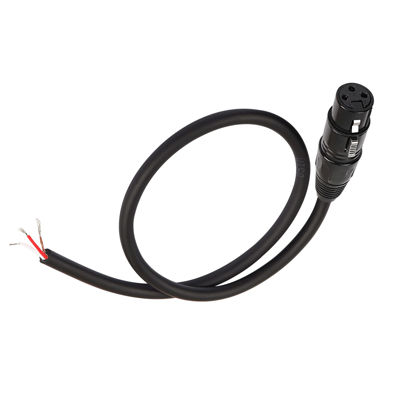 Picture of MEIRIYFA XLR Cable Microphone Cable 3pin XLR Pigtail Bare Wire Open End Gold Plated XLR Connector Speaker Cord Replacement Audio Cable for DJ/PA Amplifier Subwoofer-0.5M (XLR Female)