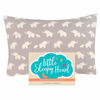 Picture of Little Sleepy Head Youth Pillowcase 16 x 22-100% Cotton & Hypoallergenic (Happy Elephants Gray)