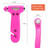 Picture of THINKWORK Car Safety Hammer for Teen Girl and Lady's Gifts, 2 Pack Three-in-One Emergency Escape Tool with Window Breaker and Seat Belt Cutter, Safety Emergency Car Escape Tool for Family, Children