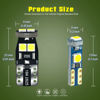 Picture of 12V White T5 37 74 73 2723 2721 T10 158 168 194 2825 with Socket Instrument Cluster Light LED Bulb Replacement Dashboard Panel Gauge Indicator Lamp PC74 PC37 PC118 PC168 PC175 PC194 PC195 PC160 PC161