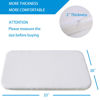 Picture of Mecc ecoh Rectangle Baby Bassinet Mattress, 100% Breathable Cover, 2" Thick, Fit for Baby Delight/KoolerThings/ANGELBLISS/YADAQE/Jimglo/BCOL/BabyBond/MMBABY/Mika Micky Bedside Sleeper, 33"x20"