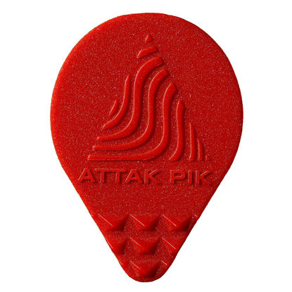 Picture of Attak Structured Guitar Pick By Acoustik Attak, Medium Guitar Pick, Unique Tone (10 Pack)