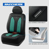Picture of Skechers Memory Foam™ Car Seat Covers, Hexcomb Breathable Thick Seat Covers Two Front Seat Covers, Airbag Compatible, Automotive Comfort & Protection for Most Cars,Van,Trucks, SUVs (Green,Two Front)