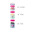 Picture of Whiskware Spiderman Stackable Snack Containers for Kids and Toddlers, 3 Stackable Snack Cups for School and Travel, Team Spidey, Gwen Stacy