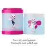 Picture of Whiskware Spiderman Stackable Snack Containers for Kids and Toddlers, 3 Stackable Snack Cups for School and Travel, Team Spidey, Gwen Stacy