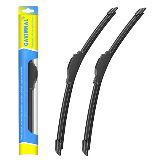 Picture of Gavimnal® 26"+17" Silicone Wiper Blades Replacement For Honda CRV 2017-2022 Nissan Pathfinder 2013-2020 Rogue 2015-2023 Subaru Forester 2012-2018,All-Season Front Windshield Wiper Blades(Set of 2)