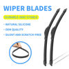Picture of Gavimnal® 26"+17" Silicone Wiper Blades Replacement For Honda CRV 2017-2022 Nissan Pathfinder 2013-2020 Rogue 2015-2023 Subaru Forester 2012-2018,All-Season Front Windshield Wiper Blades(Set of 2)