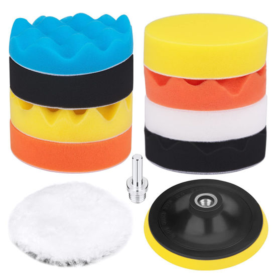 Picture of 5 Inch Buffing and Polishing Pad Kit 11 PCS with Drill Adapter