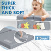 Picture of beiens Bath Kneeler and Elbow Rest Pad Set - 1.5'' Comfortable Thick Baby Bath Kneeler Pads, Quick Dry Soft Kneeling Pad for Baby Bath Time, Non-Slip Knee& Arm Support Bathtub Mat with Toys Organizer