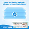 Picture of Diaper Pail Refills Bags with 30 Bags Compatible with Genie Easy Roll Signature and Platinum Diaper Pails, 7-Layer Odor-Barrier Technology, 4 Pack (120 Bags)