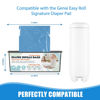 Picture of Diaper Pail Refills Bags with 30 Bags Compatible with Genie Easy Roll Signature and Platinum Diaper Pails, 7-Layer Odor-Barrier Technology, 4 Pack (120 Bags)