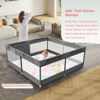 Picture of Baby Playpen with Mat, 50 x 50 inch, PlayPen for Babies and Toddlers, Baby Play Yards Indoor & Outdoor, Sturdy Safety Baby Play Pen with Soft Breathable Mesh, Baby Fence