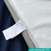 Picture of Waterproof Bassinet Sheets Fit for Halo, Dream on Me, Ingenuity, Fisher Price, Delta, Graco and Other Oval Bassinet Mattress, 2 Pack, Ultra Soft Microfiber Sheets, Grey & Navy