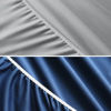 Picture of Waterproof Bassinet Sheets Fit for Halo, Dream on Me, Ingenuity, Fisher Price, Delta, Graco and Other Oval Bassinet Mattress, 2 Pack, Ultra Soft Microfiber Sheets, Grey & Navy