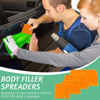 Picture of Frienda Body Filler Spreaders Automotive Body Fillers Plastic Auto Spreader Auto Body Spreader for Applying Fillers Putties Glazes Caulks and Paint (12, 4 Sizes)