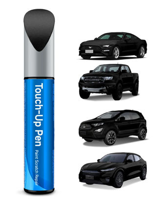 Picture of G1 Shadow Black Touch Up Paint Compatible with Ford Exact Match Touch Up Paint Car Scratch Repair