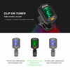 Picture of Meeland Guitar tuner 2 PACK, Clip On Tuner for Guitar/Bass/Violin/ukulele,Auto Power Off/One Button Operation/AT-01A/2 Set