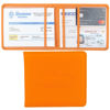 Picture of Miunice Car Registration and Insurance Holder, Premium Pu Leather Vehicle Glove Box Organizer, Prefect Car Essentials Wallet for Driver License, Cards & Essential Documents (S-Orange)