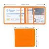 Picture of Miunice Car Registration and Insurance Holder, Premium Pu Leather Vehicle Glove Box Organizer, Prefect Car Essentials Wallet for Driver License, Cards & Essential Documents (S-Orange)