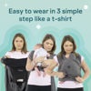 Picture of Koala Babycare Baby Carrier Wrap, Easy to Wear As a T-Shirt - Baby Wearing Wrap One Size Fits All - Newborn Wrap Carrier Up to 22lbs