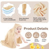 Picture of Peryiter 6 Pcs Muslin Hooded Baby Towels,32"x 32" Cotton Newborn Bath Towel Muslin Infant Baby Towels Absorbent Unisex Hooded Blankets,Newborn Registry Baby Gift for Girls Boys (Brown)