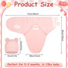 Picture of Ramede 6 Pack Baby Swaddle Blanket with Hats Sleep Swaddle for 0-3 Months Newborn Sacks Soft Cotton Wearable for Baby Boy Girl Sleeping(Pink, Animal)