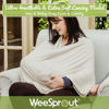 Picture of WeeSprout Nursing Cover for Breastfeeding, Feeding Cover for Breastfeeding, Soft & Breathable Nursing Poncho, Neck Insert for Hands-Free View, Machine Washable & Dryer Safe Nursing Cover Up