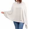 Picture of WeeSprout Nursing Cover for Breastfeeding, Soft & Breathable Nursing Poncho, Neck Insert for Hands-Free View, Machine Washable & Dryer Safe Feeding Cover Up