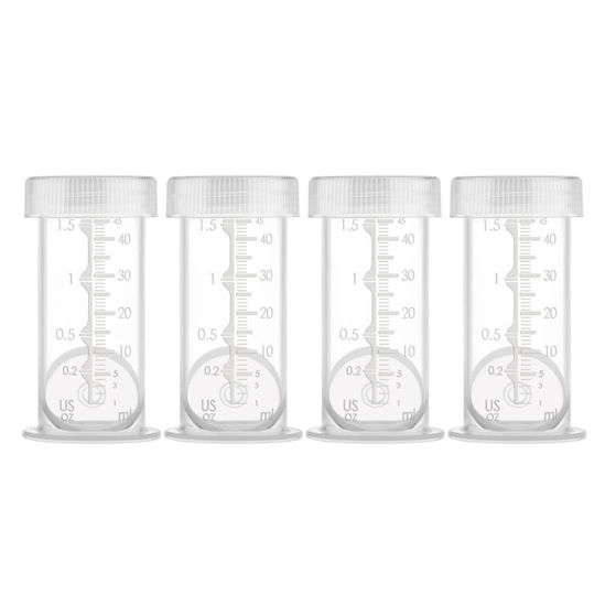Picture of Maymom 1.5 Oz Container Designed for Colostrum & Milk Storage; Leak Proof Lids, Breastmilk Freezer or Refrigerator Storage, Made Without BPA; 4pc/pk