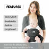 Picture of Baby Wrap Carrier Jeroray Hands Free Infant Carrier,Lightweight,Breathable,Softness,Heather Grey
