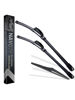 Picture of 3 Wipers Factory Replacement for Original Equipment Windshield Wiper Blades Set 24"+16"+12" (Set of 3) U/J HOOK