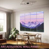 Picture of Tutmyrea Art Acoustic Panels, 48"X32" Sound Proofing Padding, 8 Pack Decorative Acoustical Soundproof Wall Panels, Self-adhesive Sound Absorbing Panels for Recording Studio (Purple Snow Mountain)