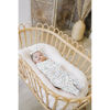 Picture of Konssy Baby Girl Newborn Receiving Blanket with Headband Set Baby Swaddle Nursery Swaddle Wrap